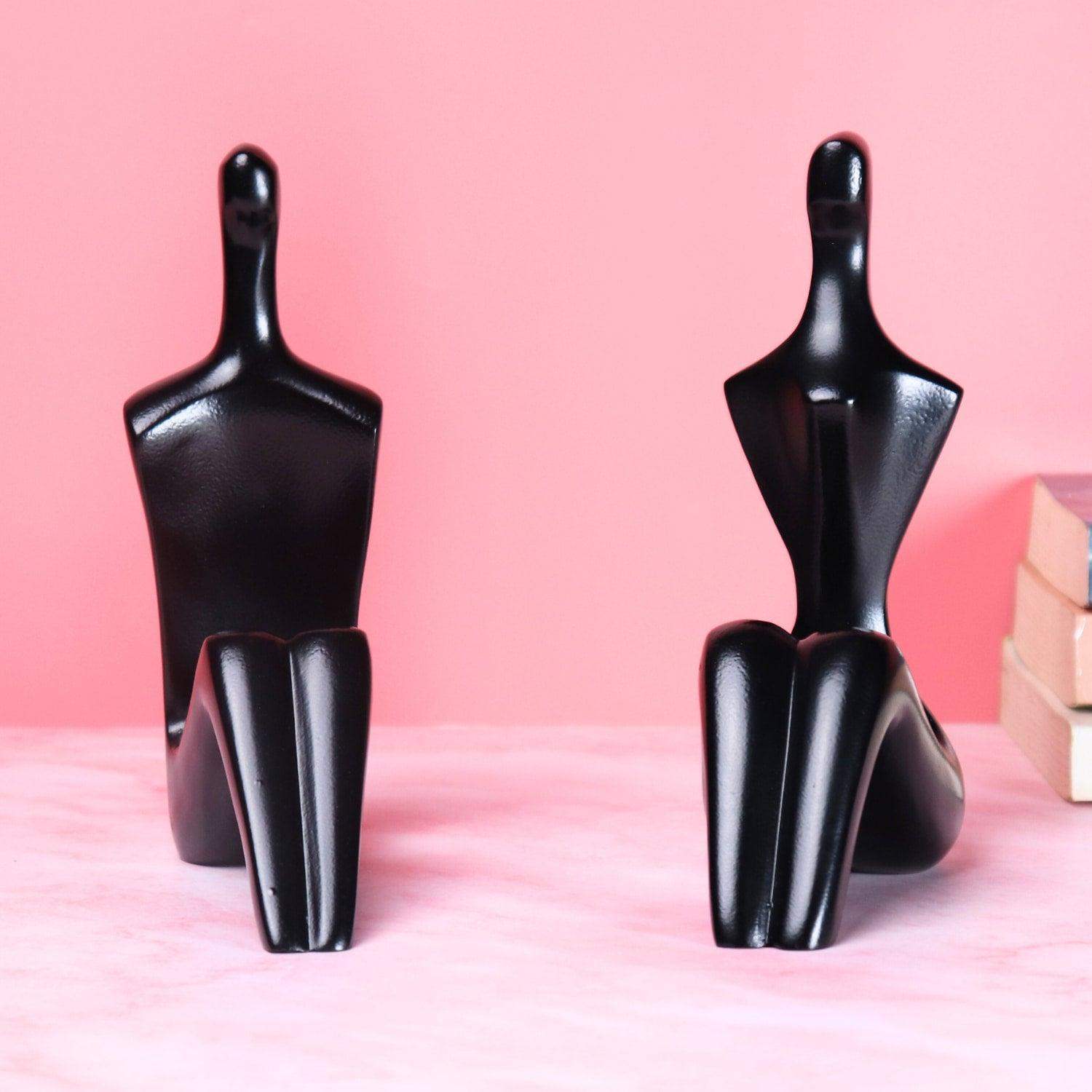 Male and female Metal Table accents 