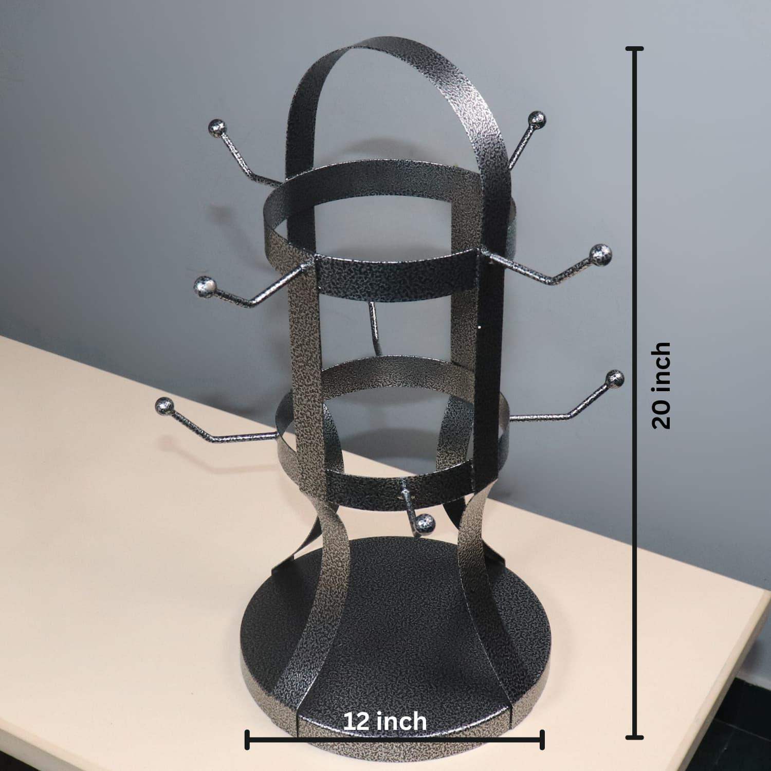 Silver Trail Metal Cup Stand for Kitchen (Big Size) - LOOSEBUCKET