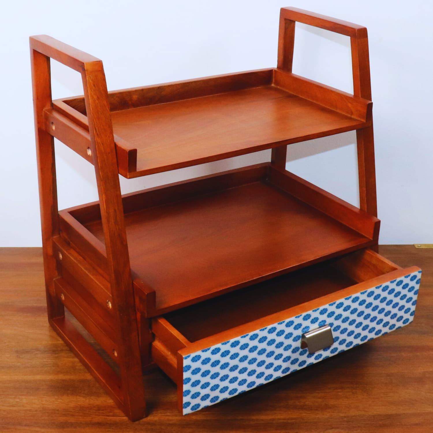 The Best  wooden Kitchen organizer online in India the blue bloom