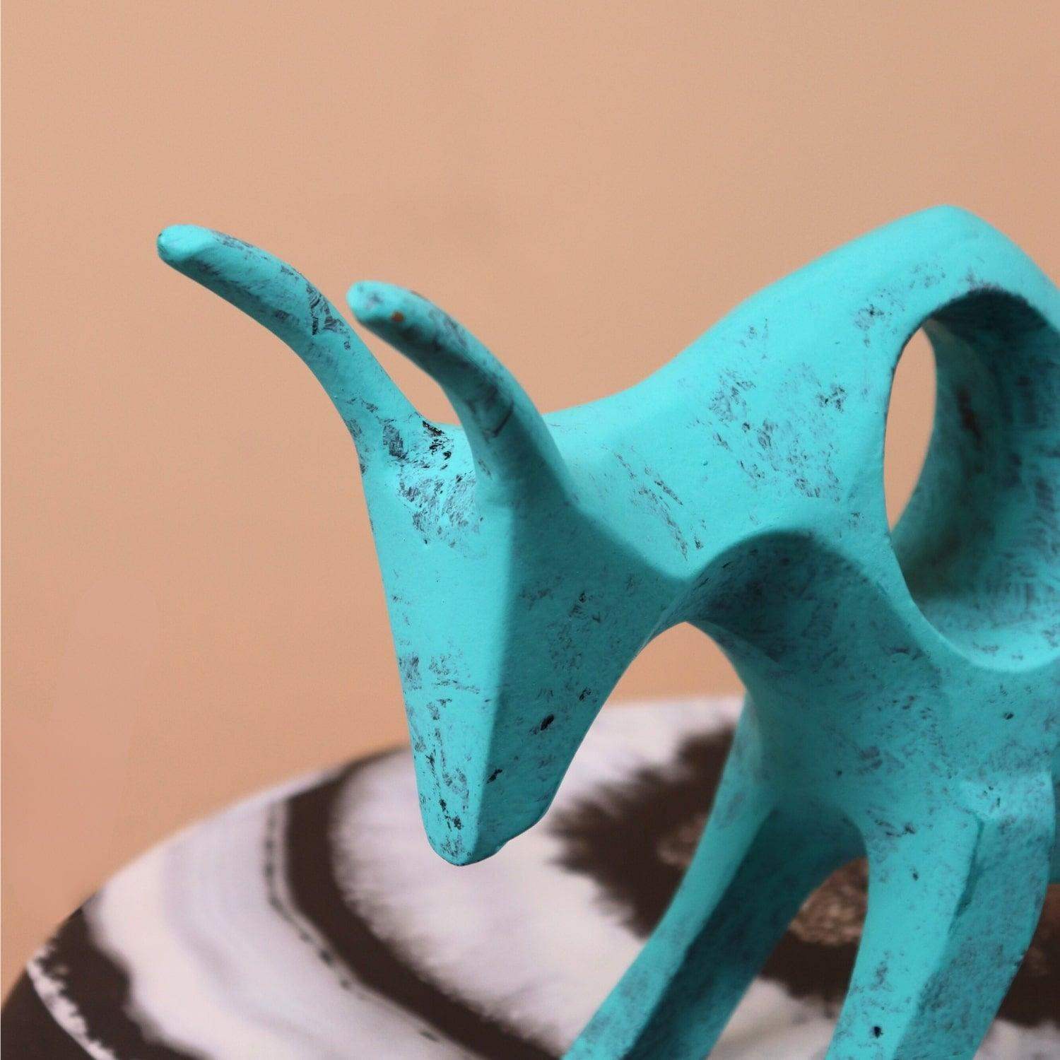 Bull figurine , Aluminum Bull Figurine