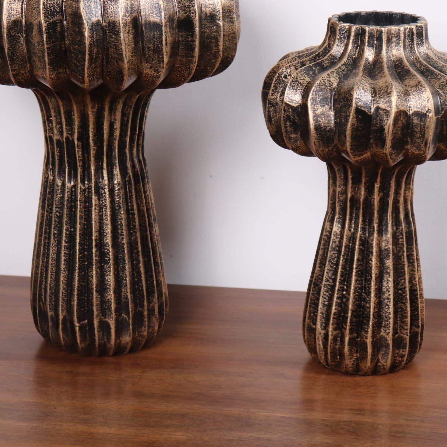 Premium Vintage Portobello Aluminum Vases
