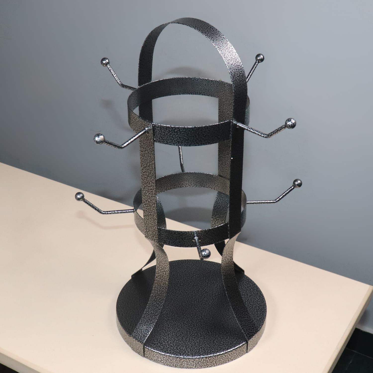 Silver Trail Metal Cup Stand for Kitchen (Big Size) - LOOSEBUCKET