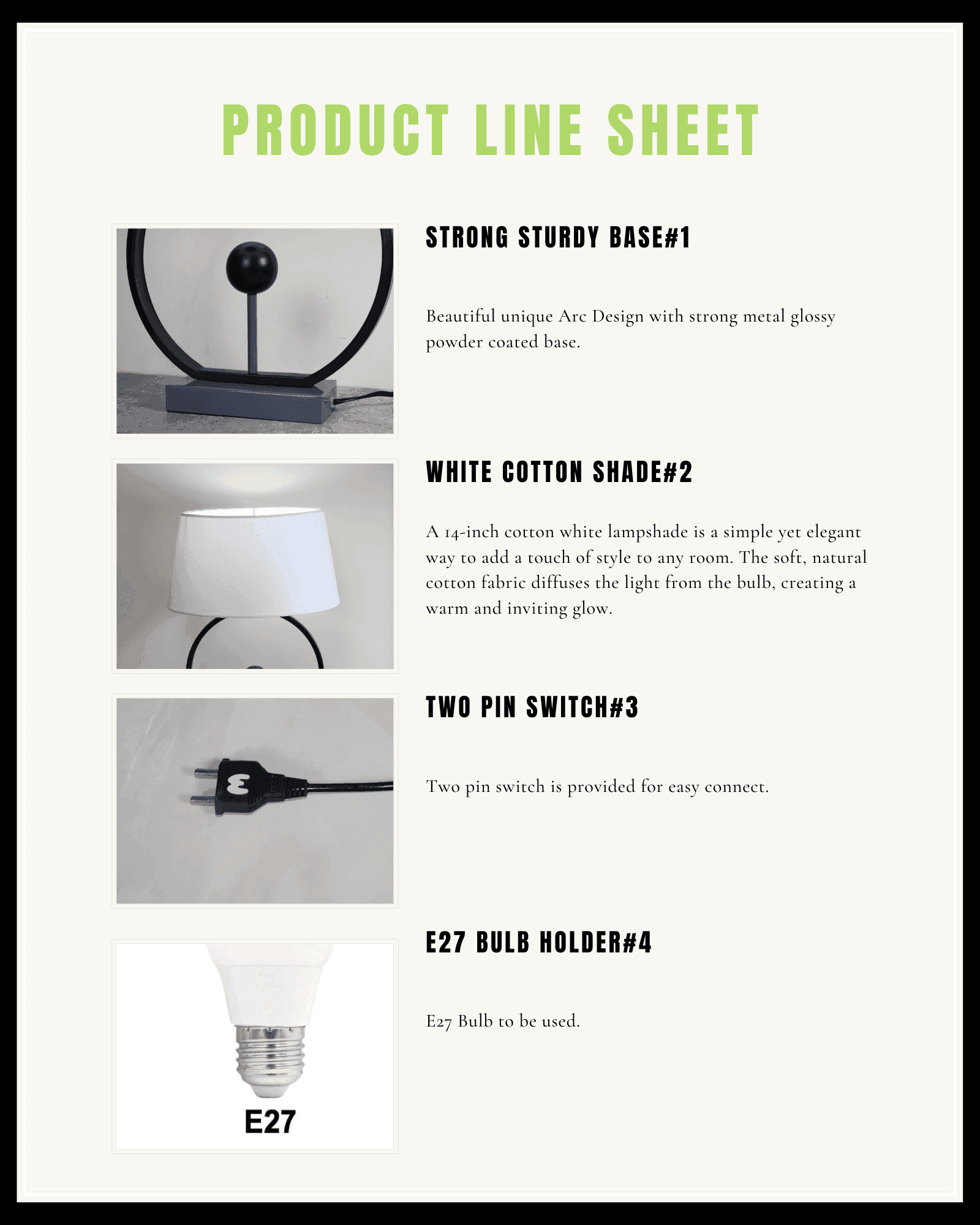 The ARC Table lamp - LOOSEBUCKET