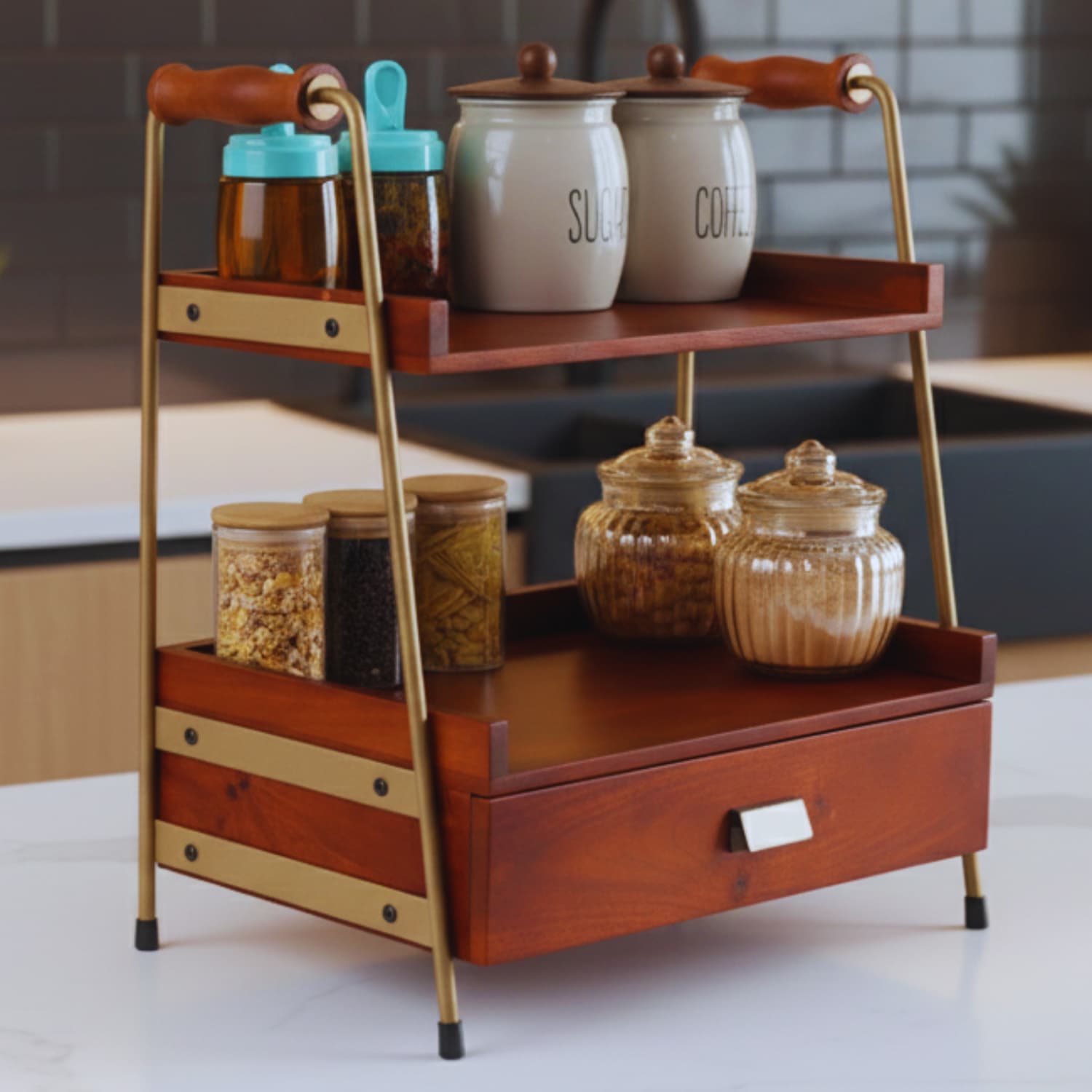 Grocery organizer for kitchen