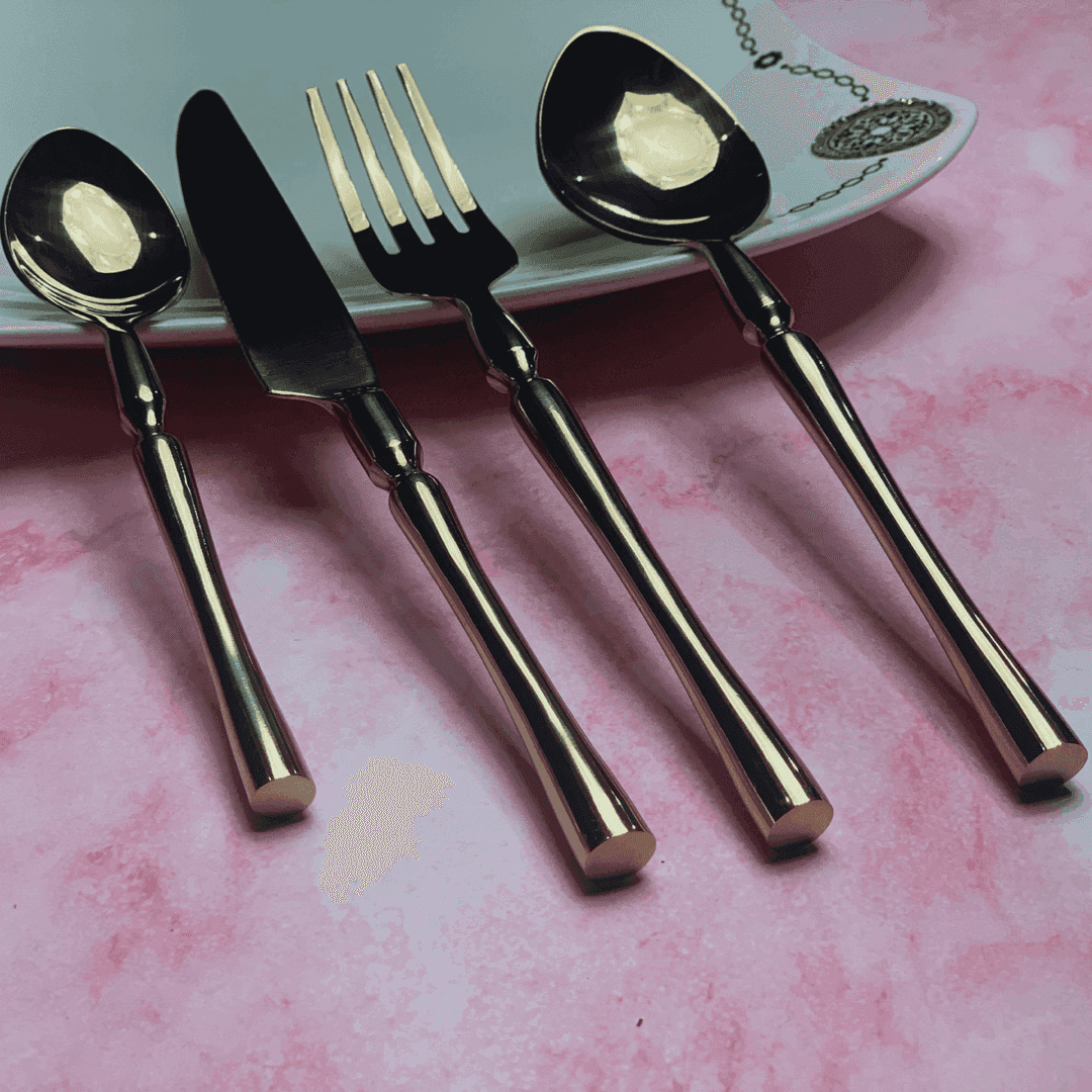 The Champagne Shot PVD Coating Cutlery Set - LOOSEBUCKET