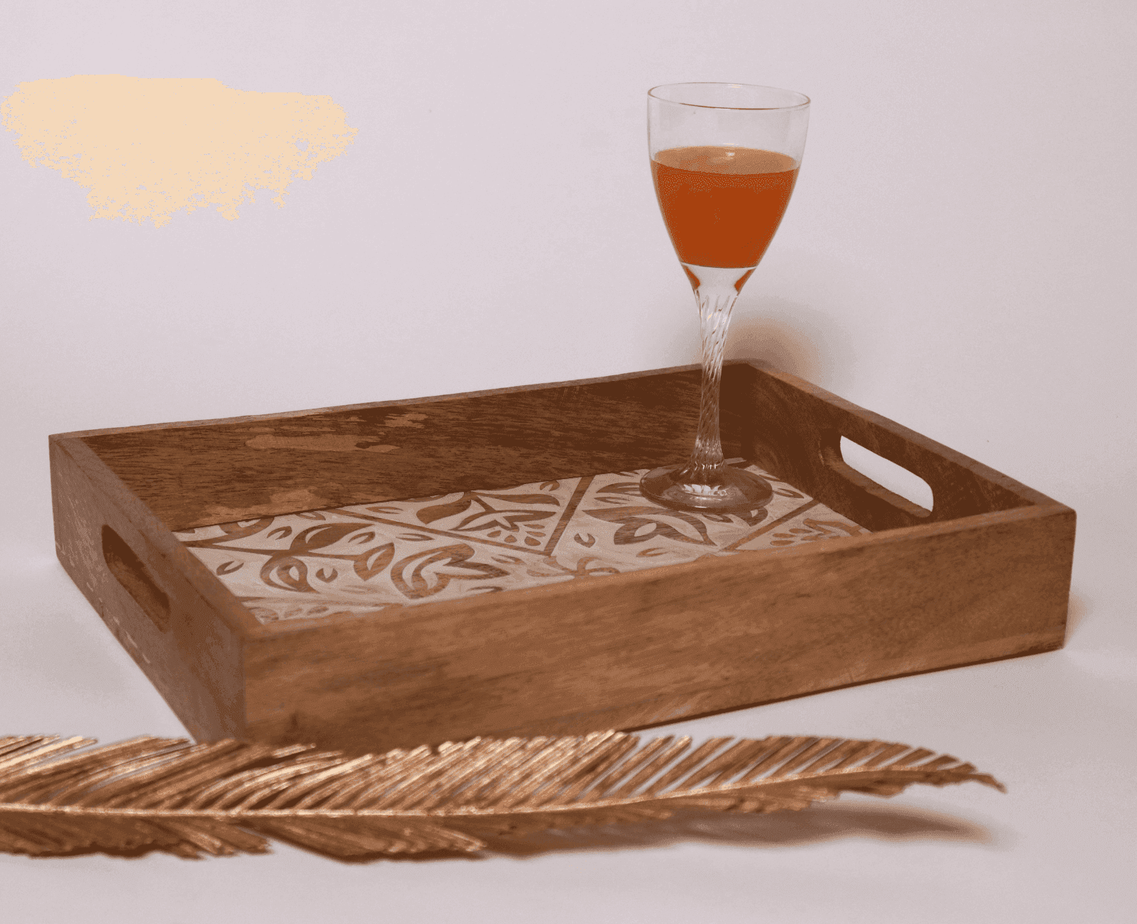 The Carved Mango Wood Tray - LOOSEBUCKET