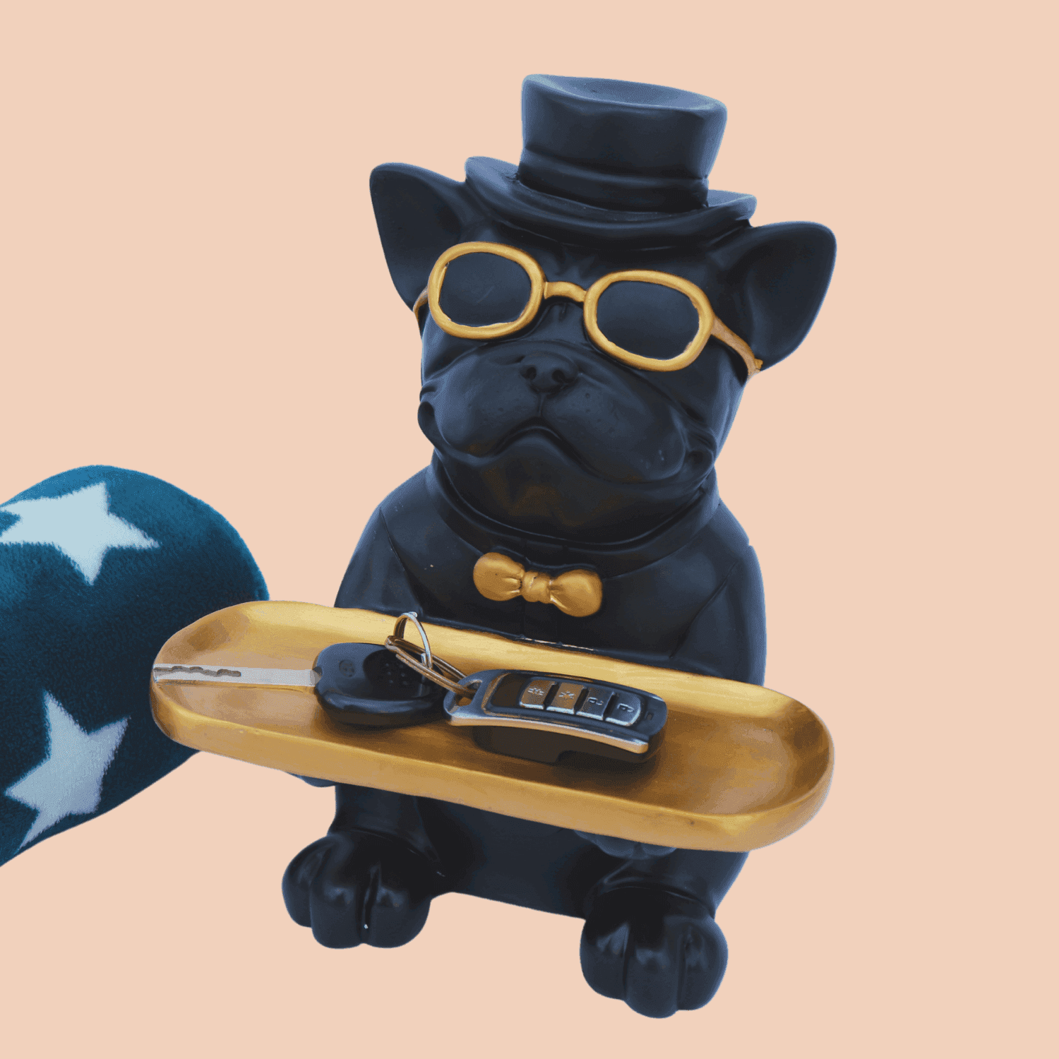 The Waggish Black Dog ( Sculpture Figurine) - LOOSEBUCKET