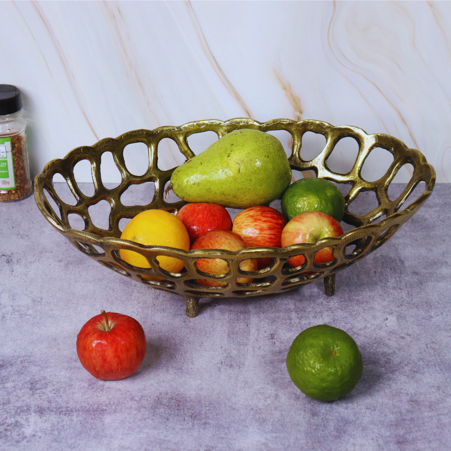 Fruits & Multipurpose Metal basket (Antique) - LOOSEBUCKET