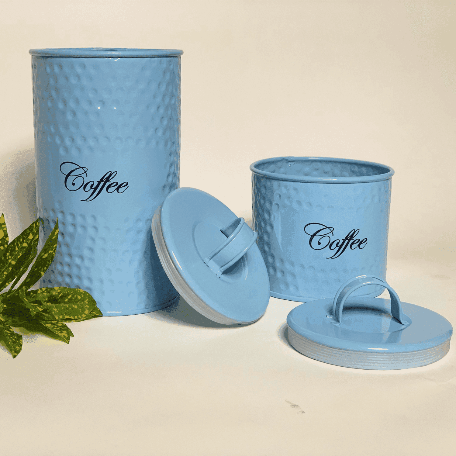 Metal Coffee Containers (Set of 2) - LOOSEBUCKET