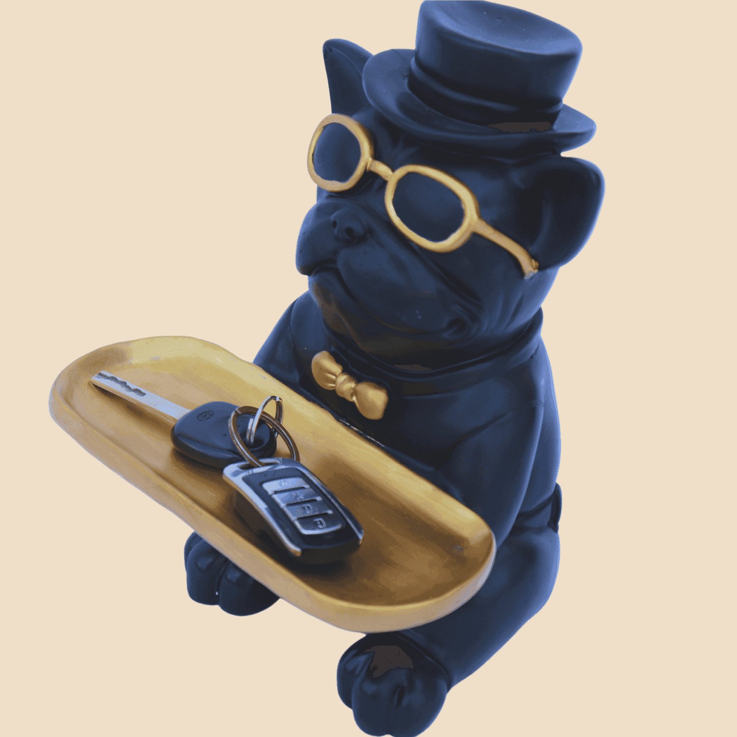 The Waggish Black Dog ( Sculpture Figurine) - LOOSEBUCKET