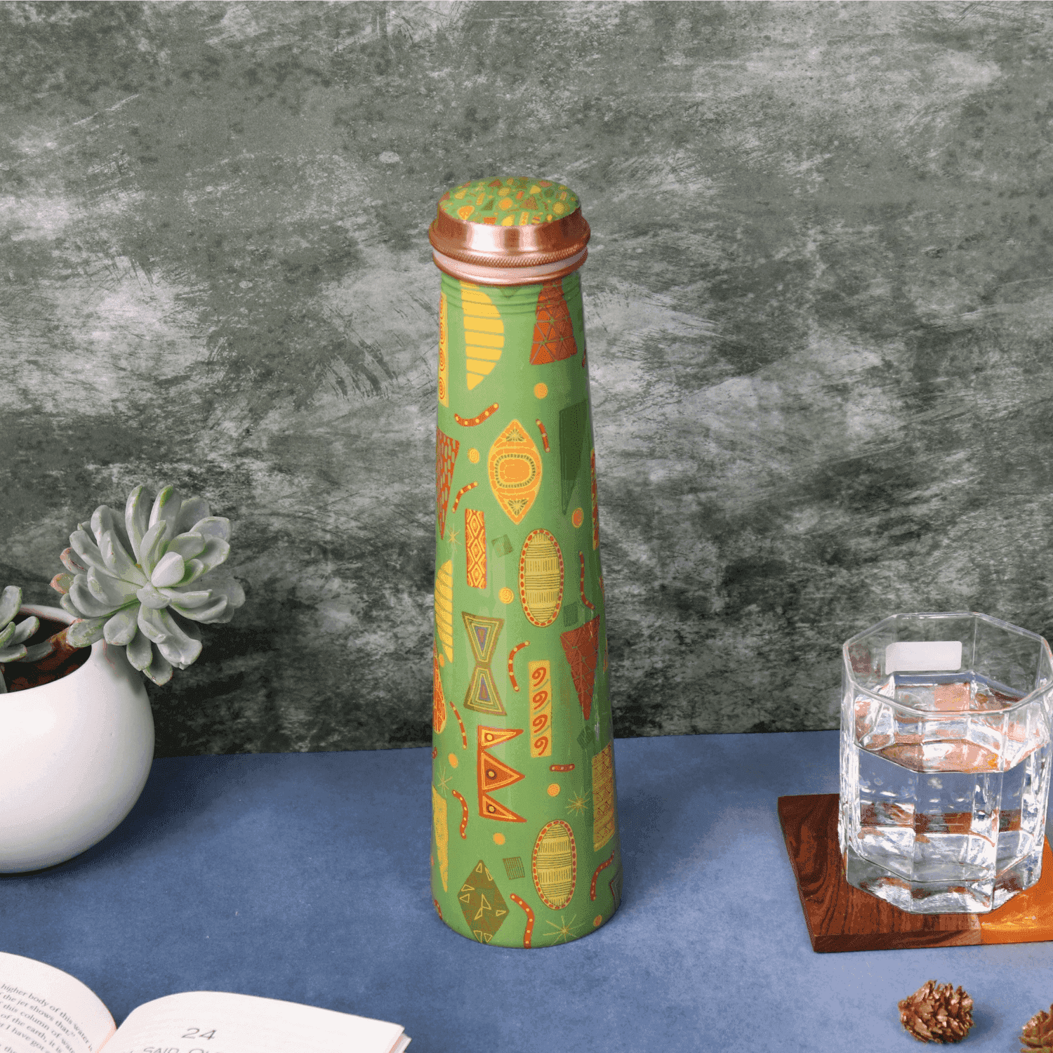 The Copper Water Bottle (The TRIBES TAMRA Edition) - LOOSEBUCKET