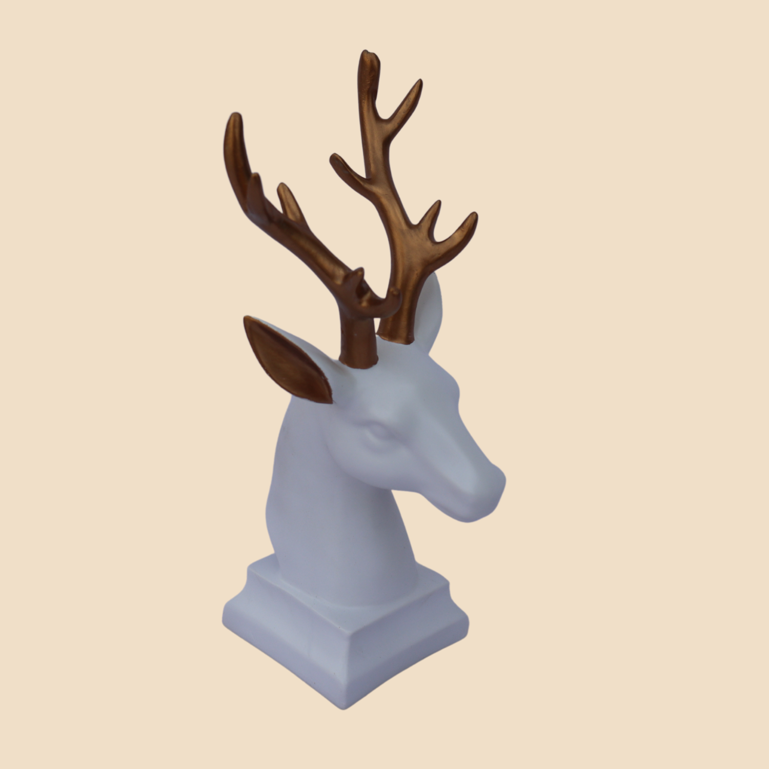 Modern Deer Face (Sculpture) - LOOSEBUCKET