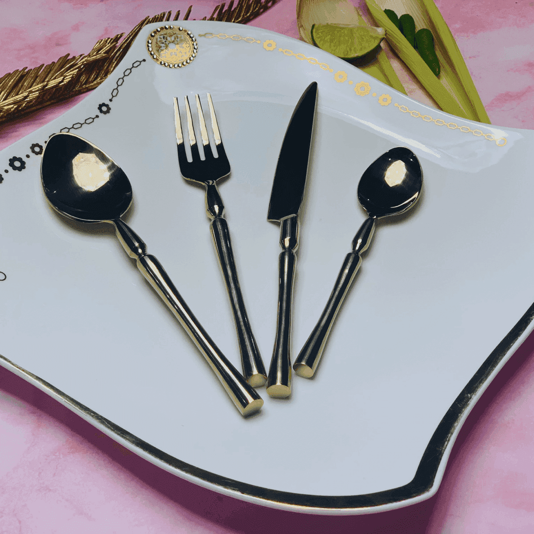 The Champagne Shot PVD Coating Cutlery Set - LOOSEBUCKET