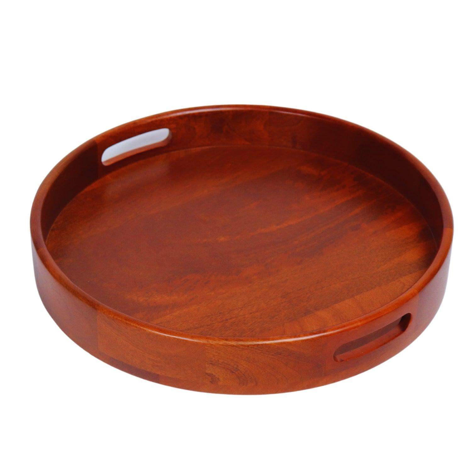 The Wooden Round Serving Trays  (Big Fam Collection)