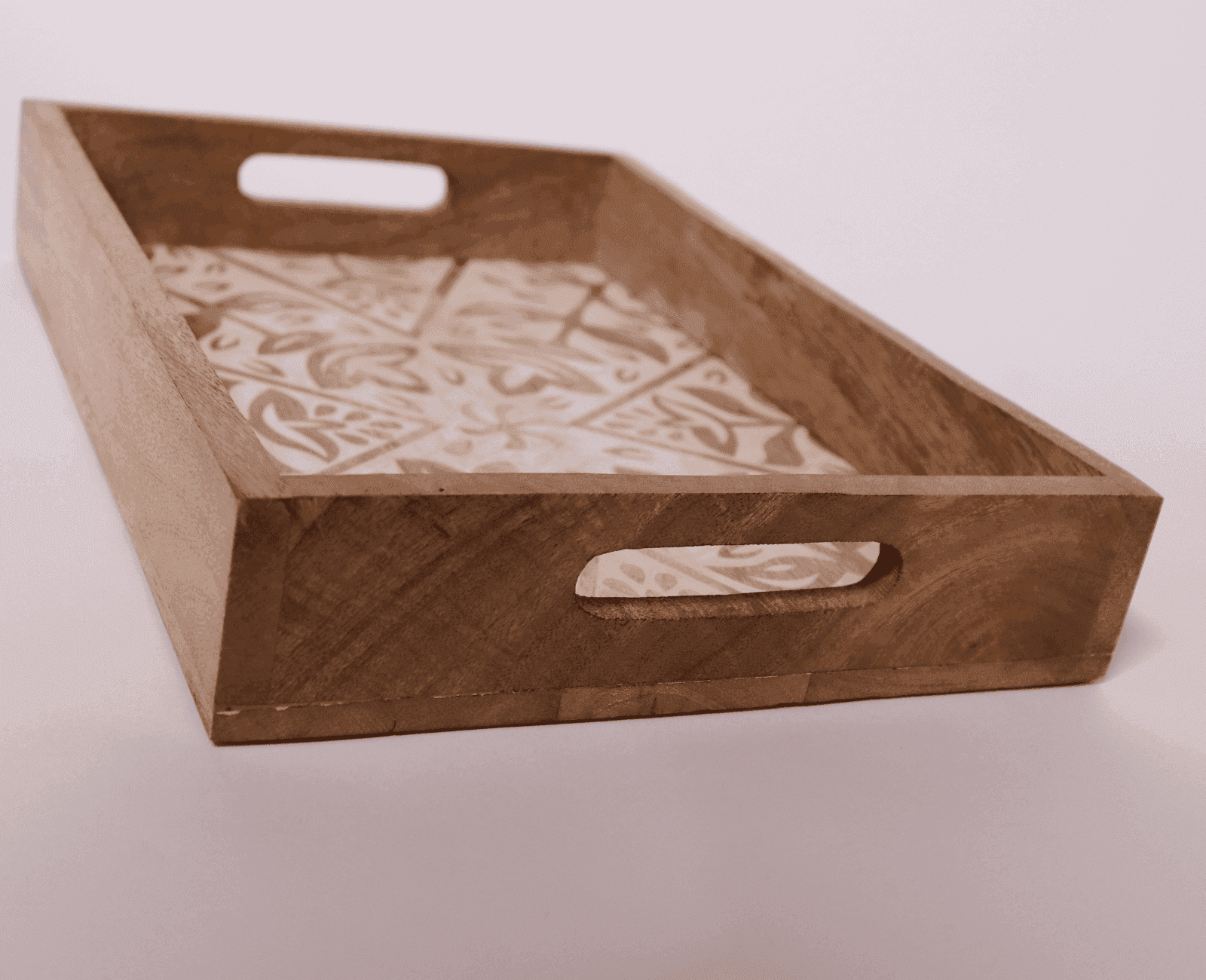 The Carved Mango Wood Tray - LOOSEBUCKET