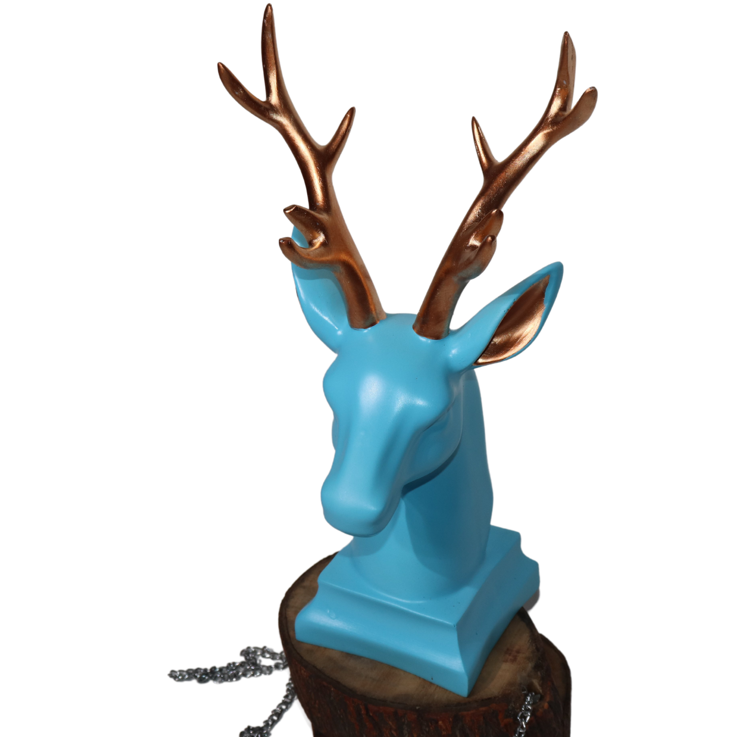 The Modern Deer Face Sculpture (Exotic Blue) - LOOSEBUCKET