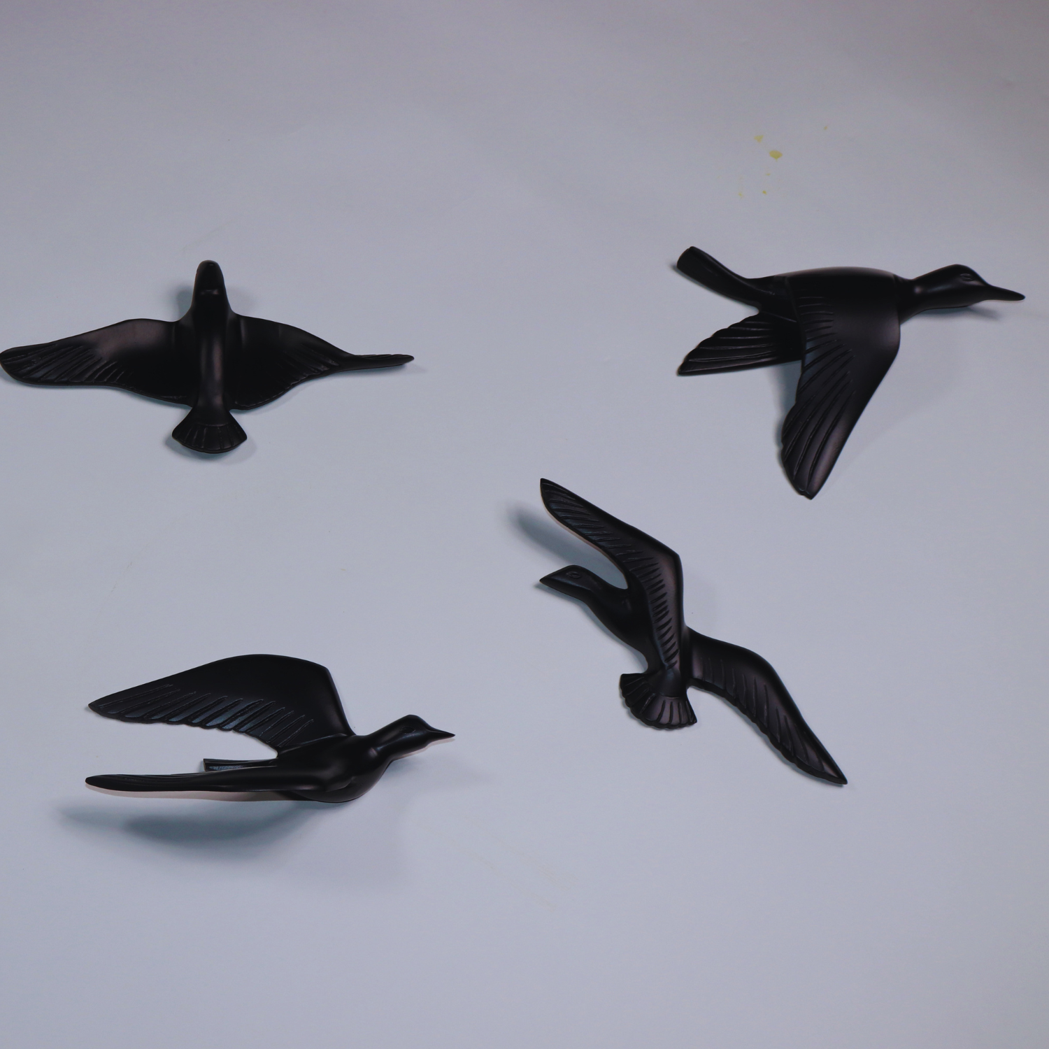 The Flying Birds  Matte black finish (Set of 5) - LOOSEBUCKET