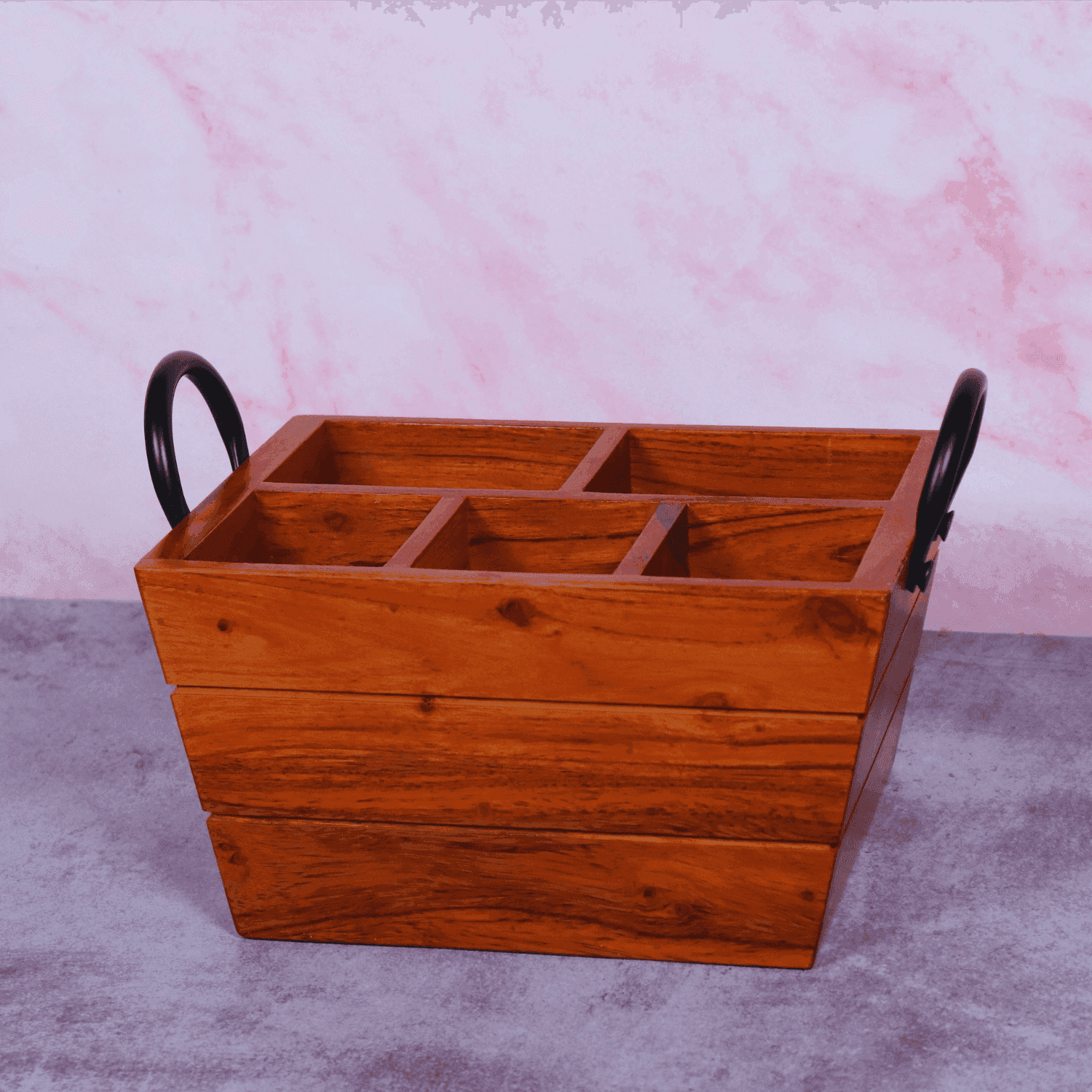Caddy Maddy Wooden Cutlery Holder - LOOSEBUCKET