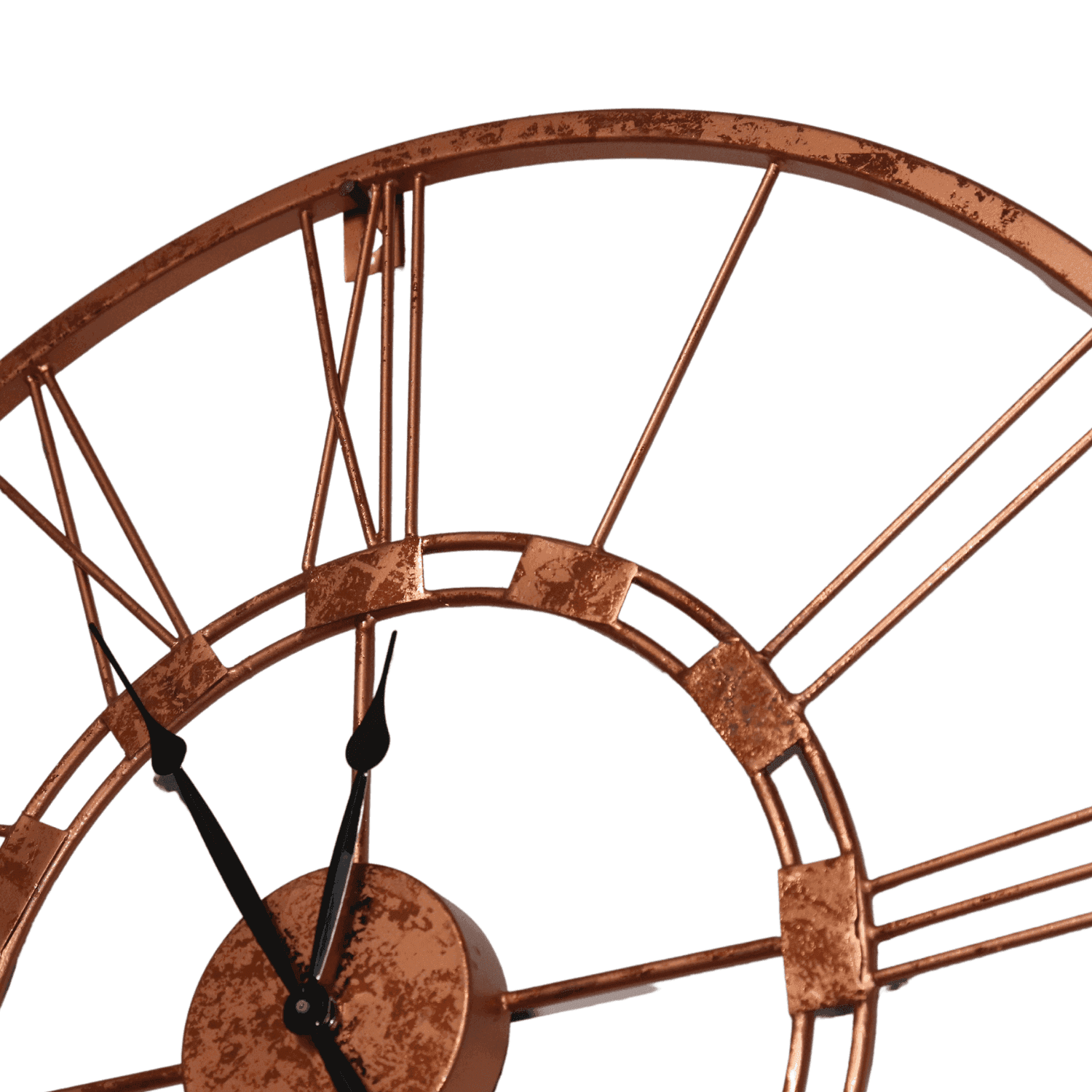 Metal Wall Clock ( Copper Splash) - LOOSEBUCKET