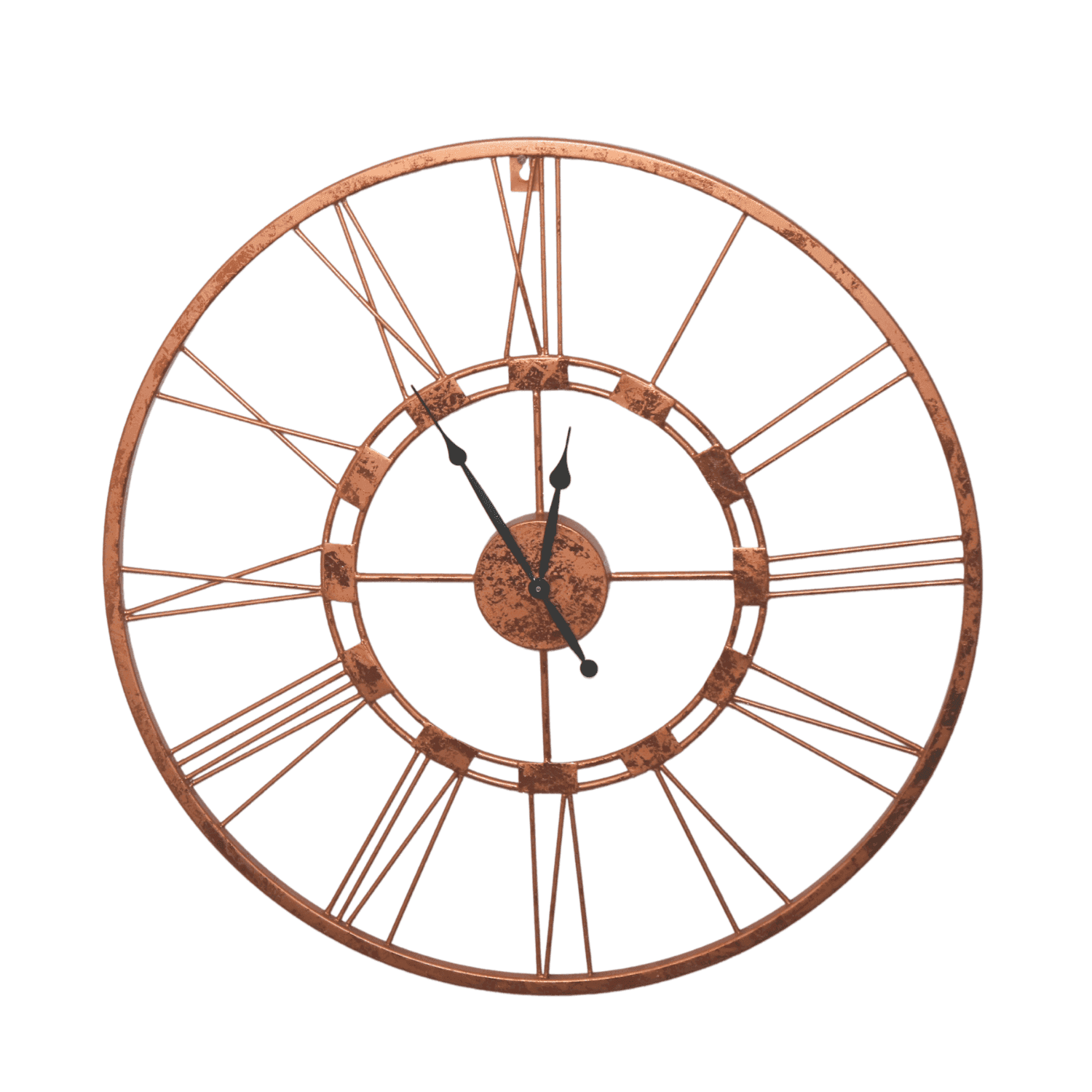 Metal Wall Clock ( Copper Splash) - LOOSEBUCKET
