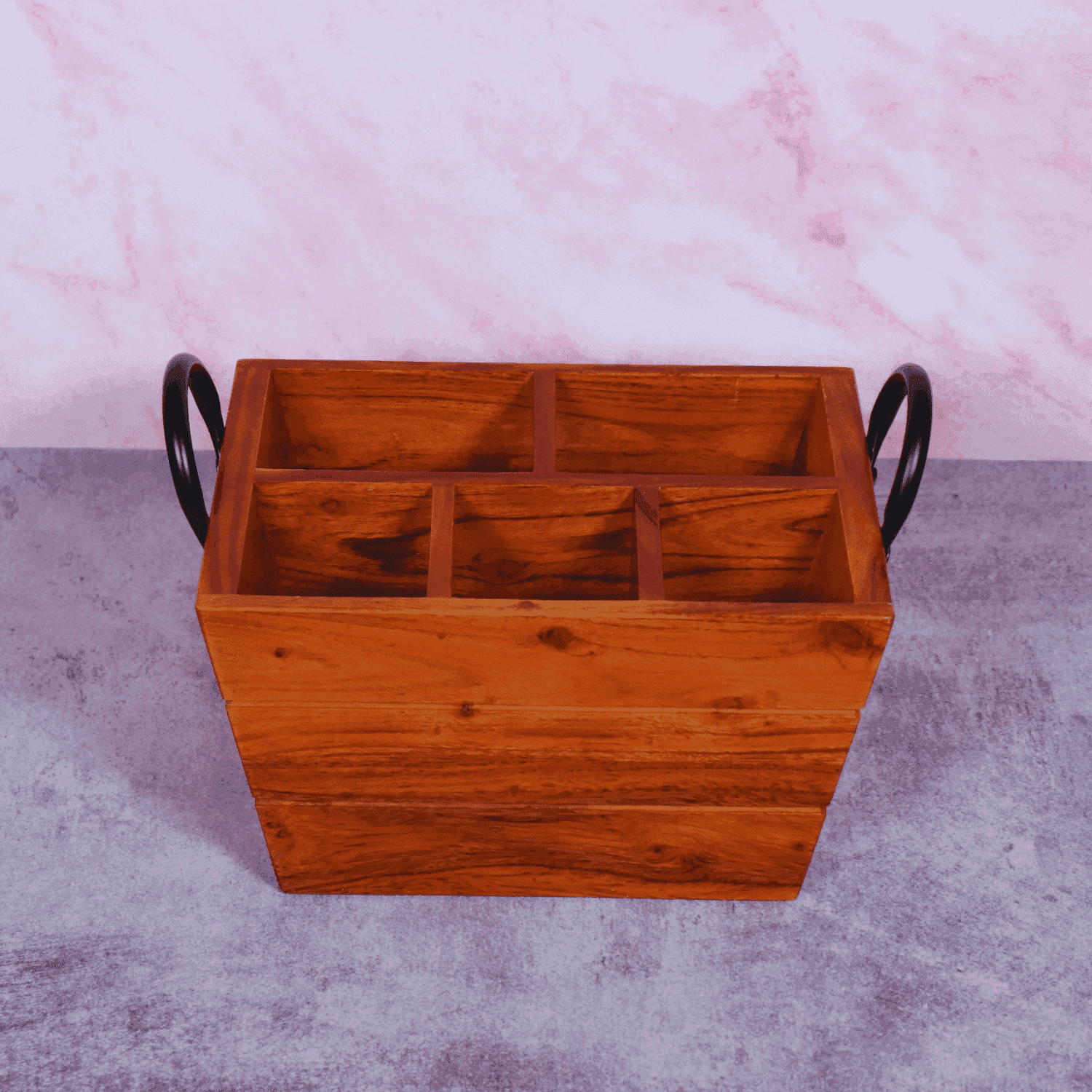 Caddy Maddy Wooden Cutlery Holder - LOOSEBUCKET