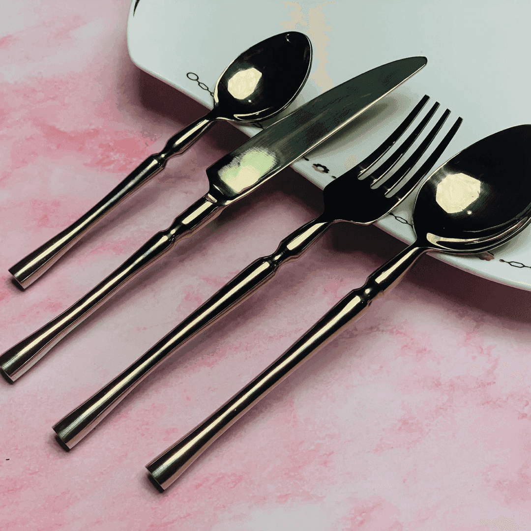 The Champagne Shot PVD Coating Cutlery Set - LOOSEBUCKET