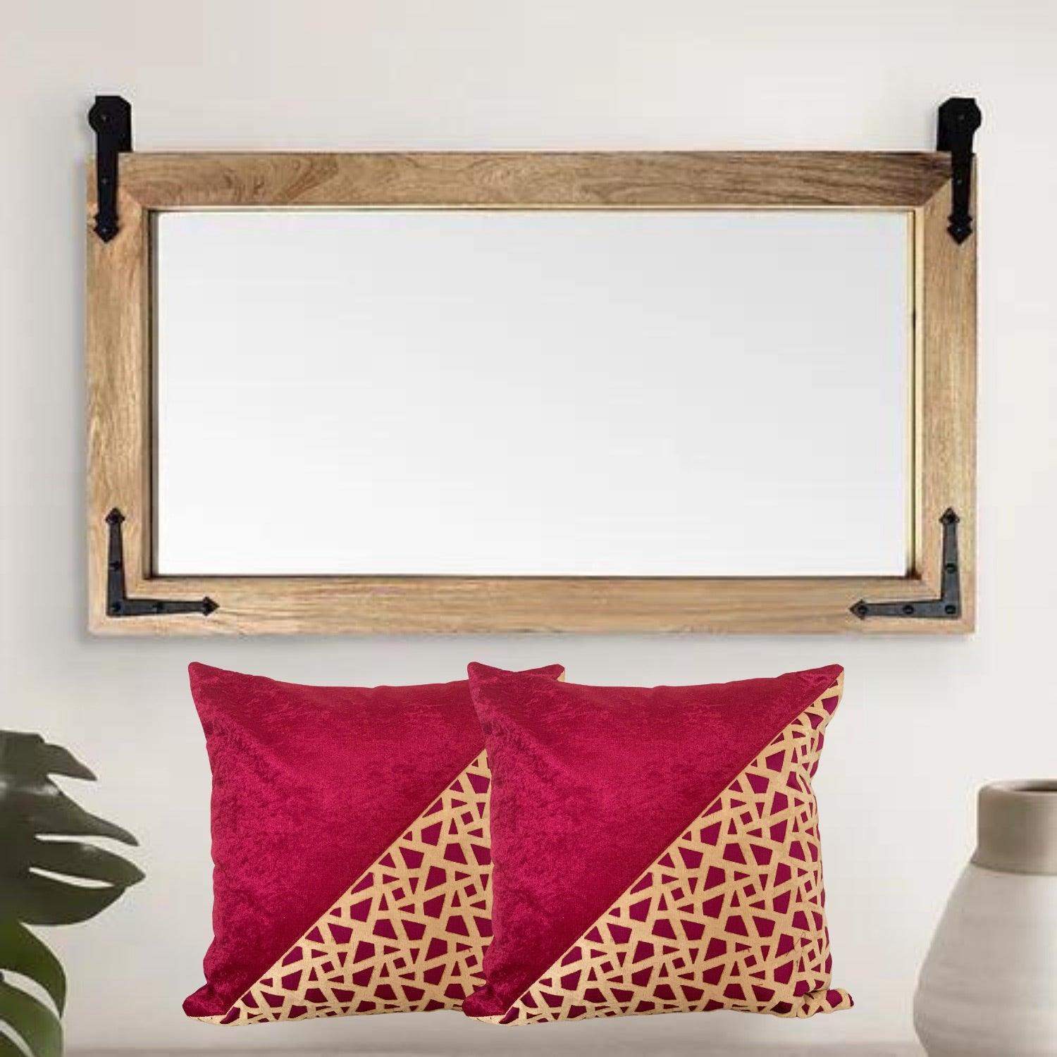 Velvet Cushion covers ( Zareen Net) - LOOSEBUCKET