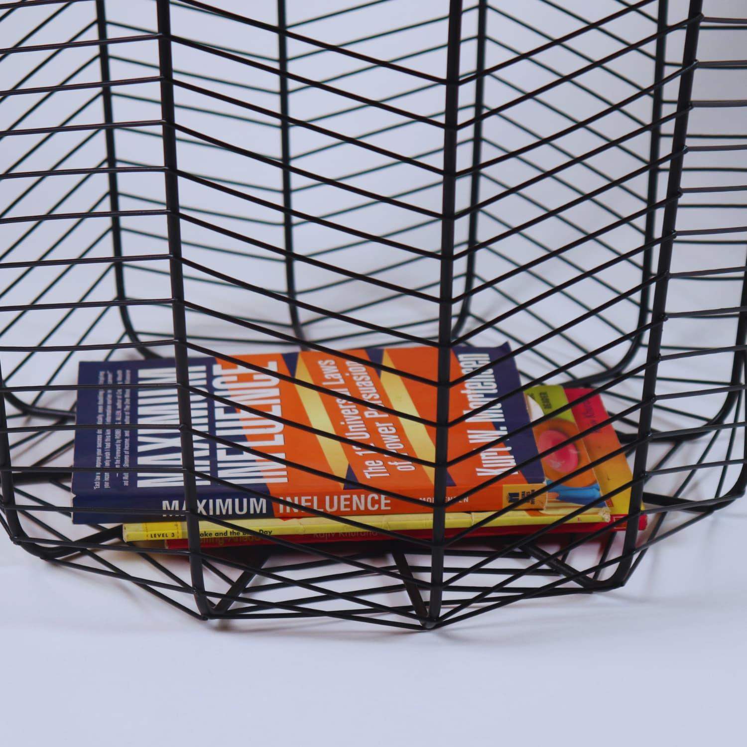 Utility storage basket