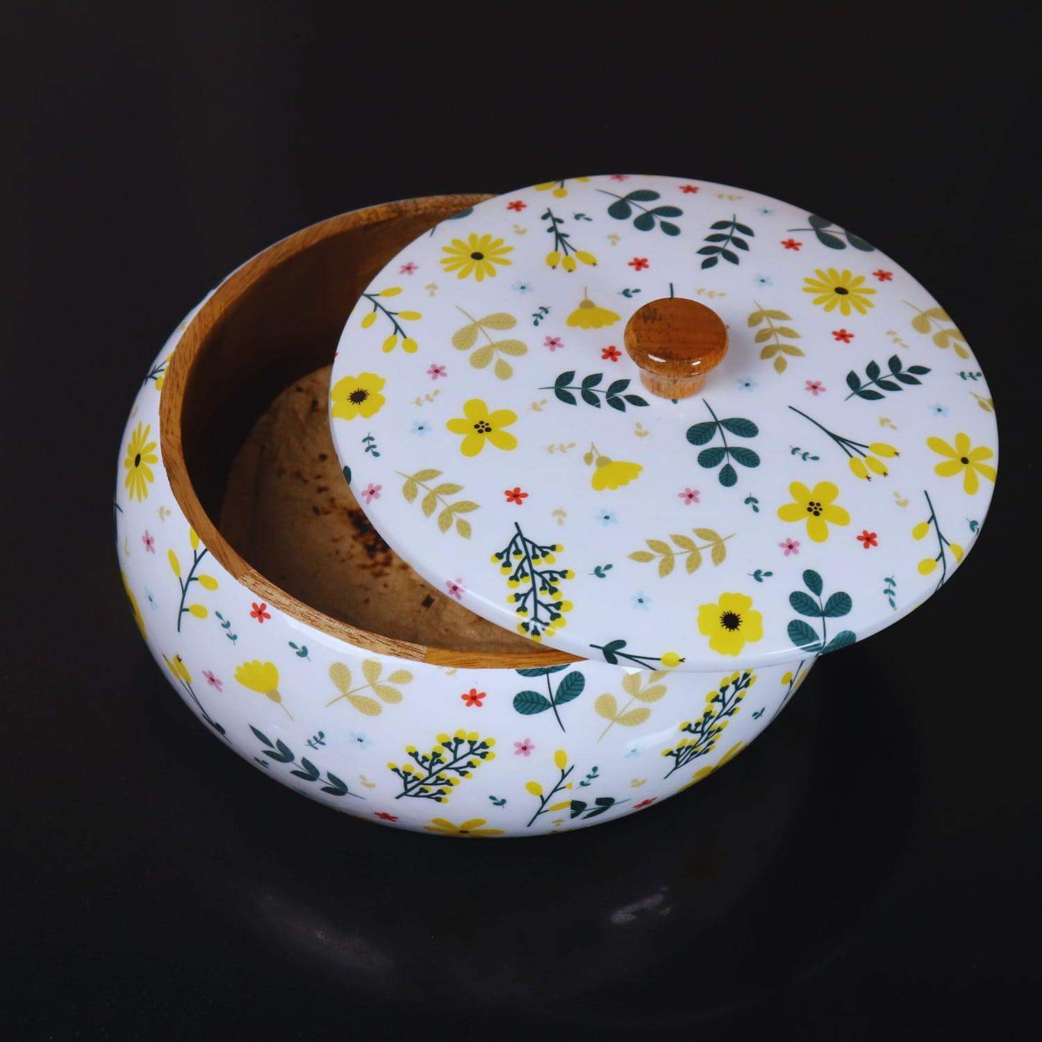 wooden Chapati Box
