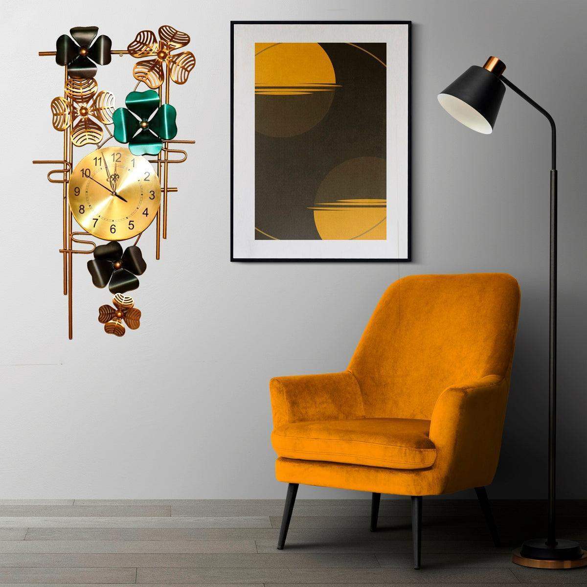 Metal Wall Clock (The Blue Time) - LOOSEBUCKET