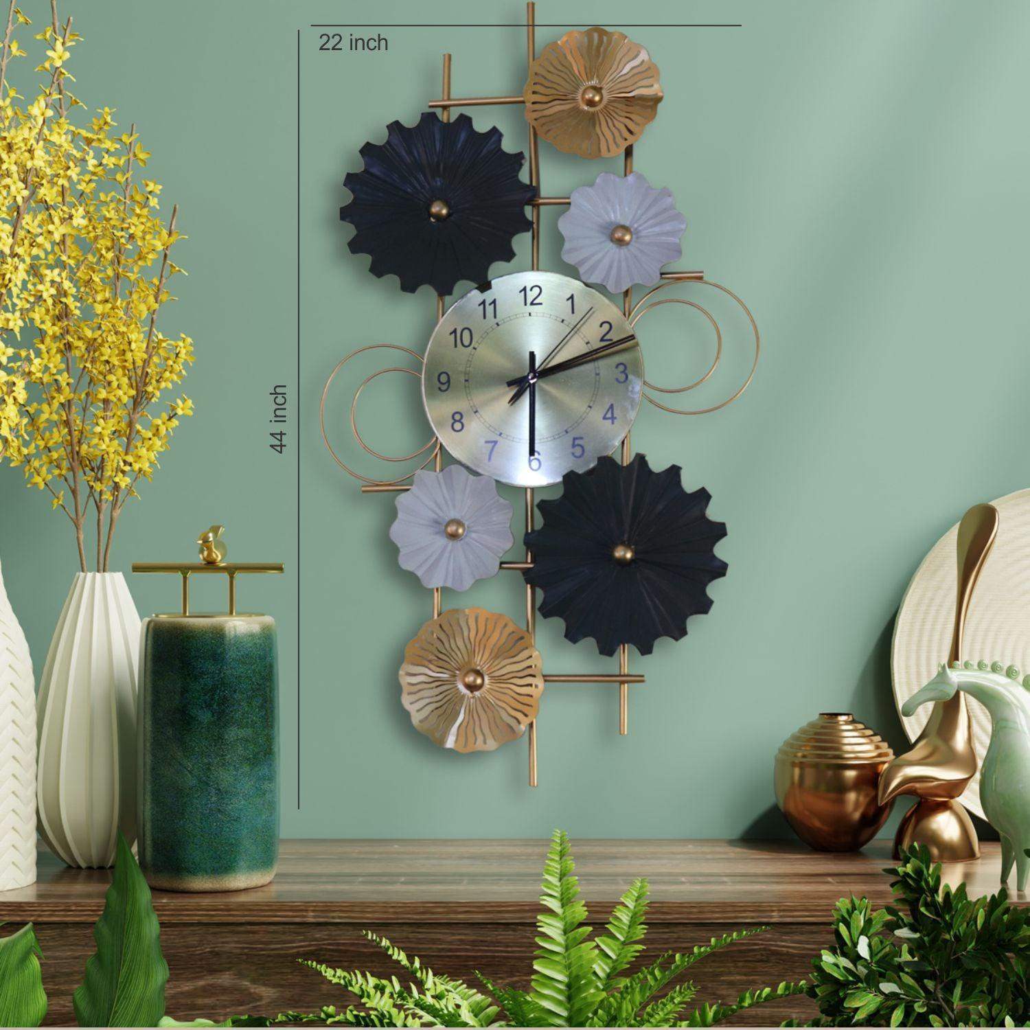 Metal wall Clock (The Time Ring) - LOOSEBUCKET